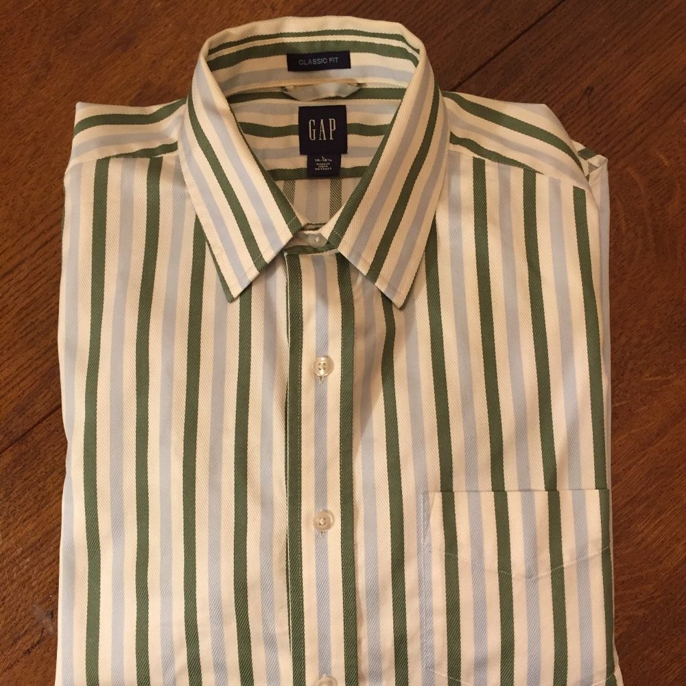 Gap Striped Button Down Shirt